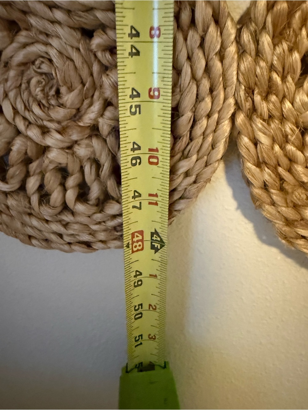 Round Jute Rug - Picture 3 of 4